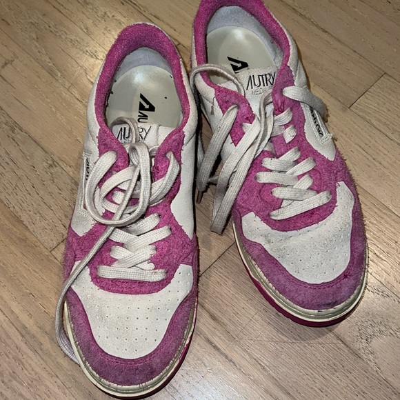 AUTRY medallist hairy suede SNEAKERS size 40 - Picture 2 of 4